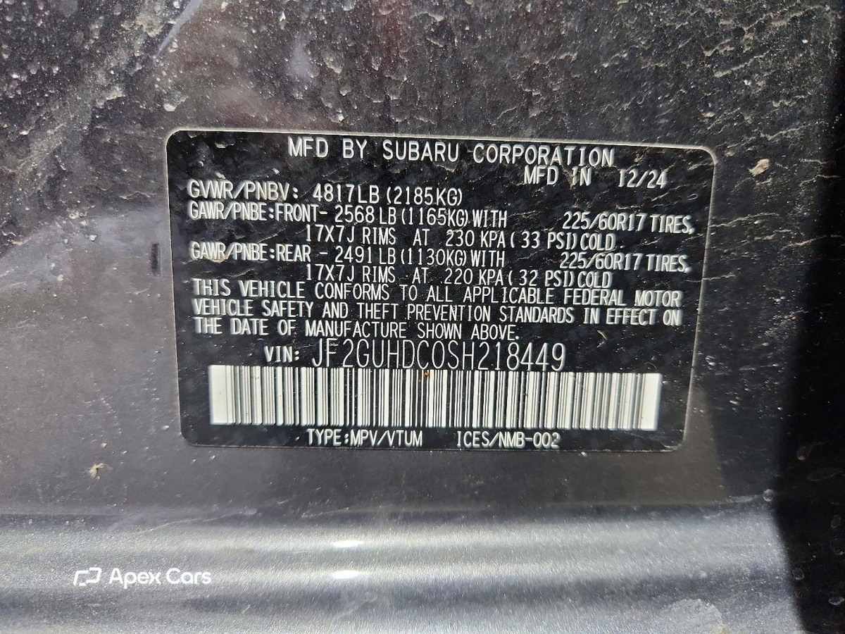 Subaru XV 2025