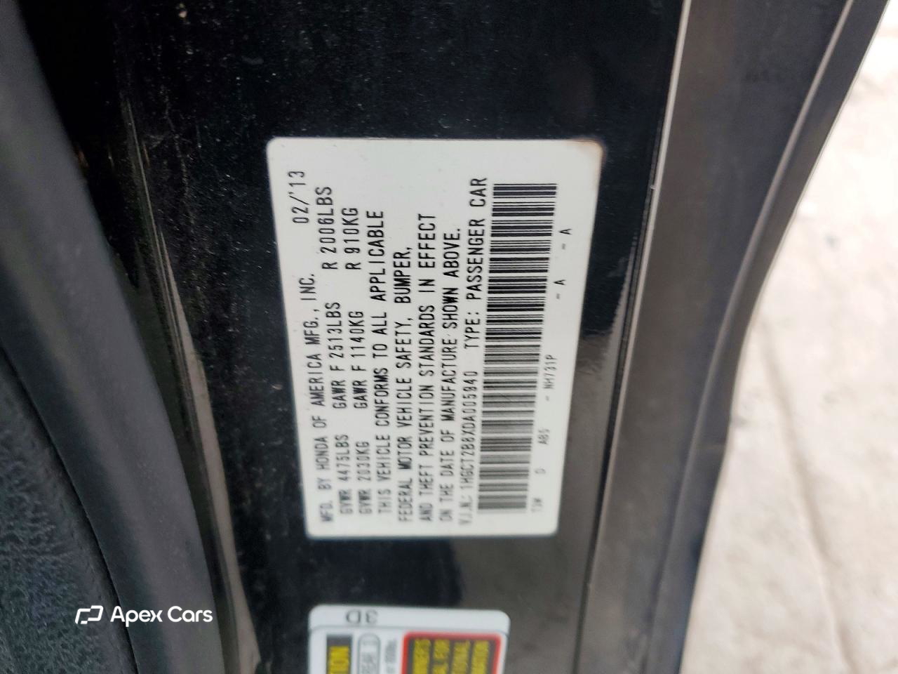 Honda Accord 2013