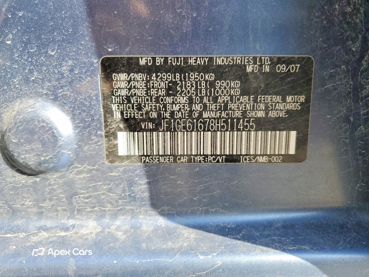 Subaru Impreza 2008