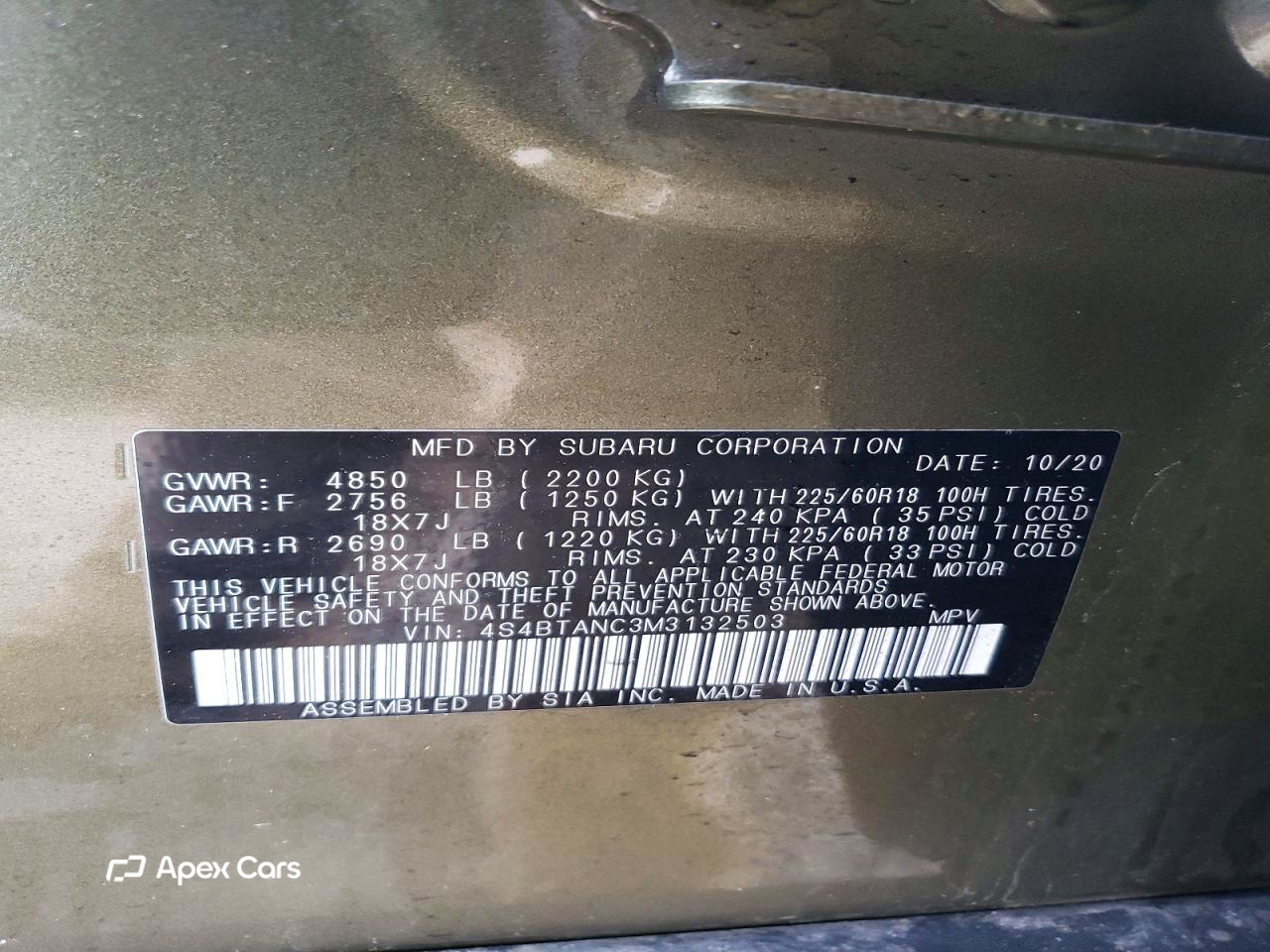 Subaru Outback 2021