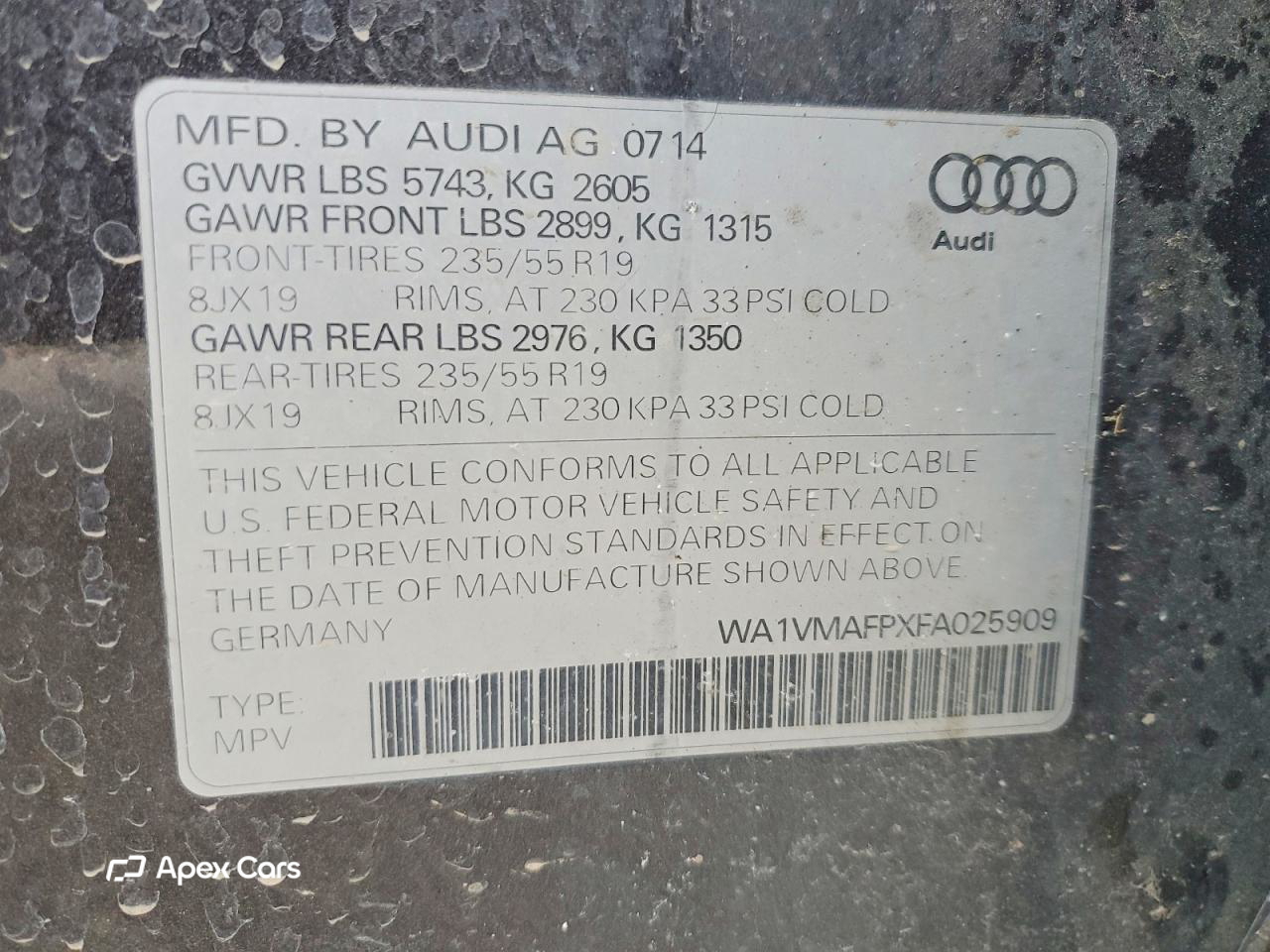 Audi Q5 2015