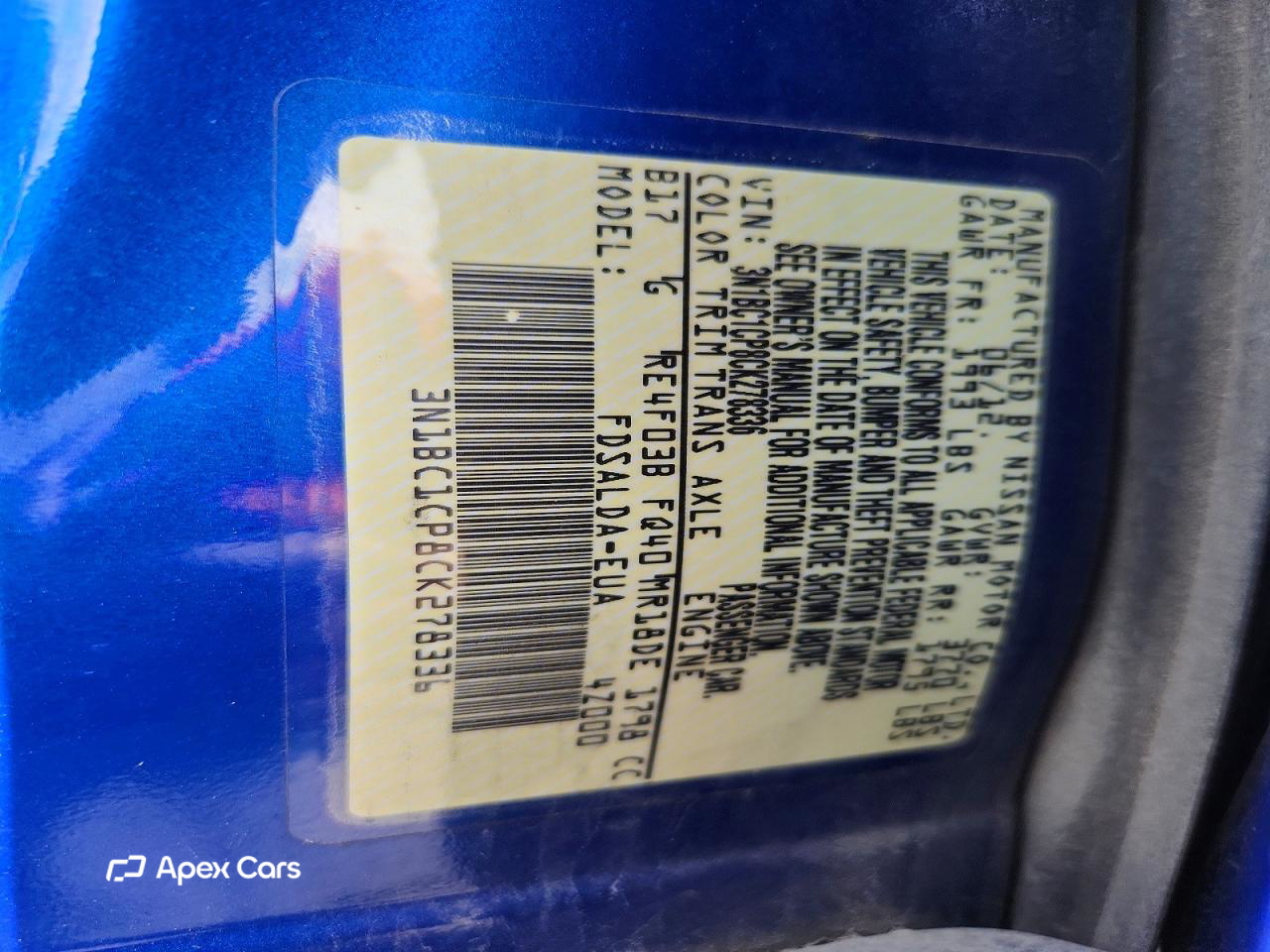 Nissan Versa 2012