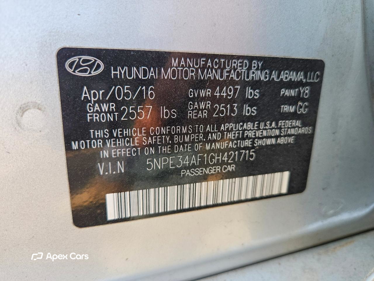 Hyundai Sonata 2016