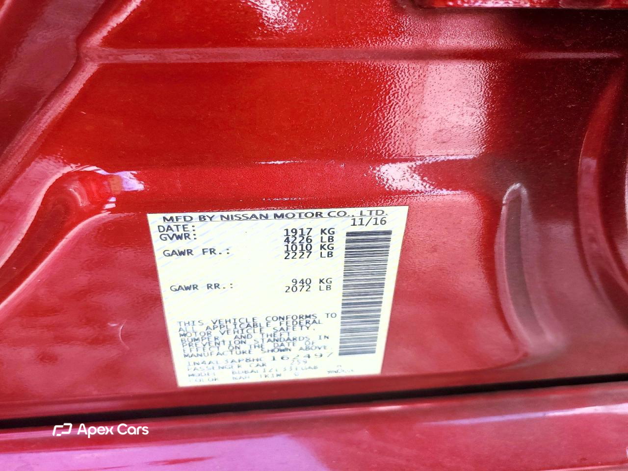 Nissan Altima 2017