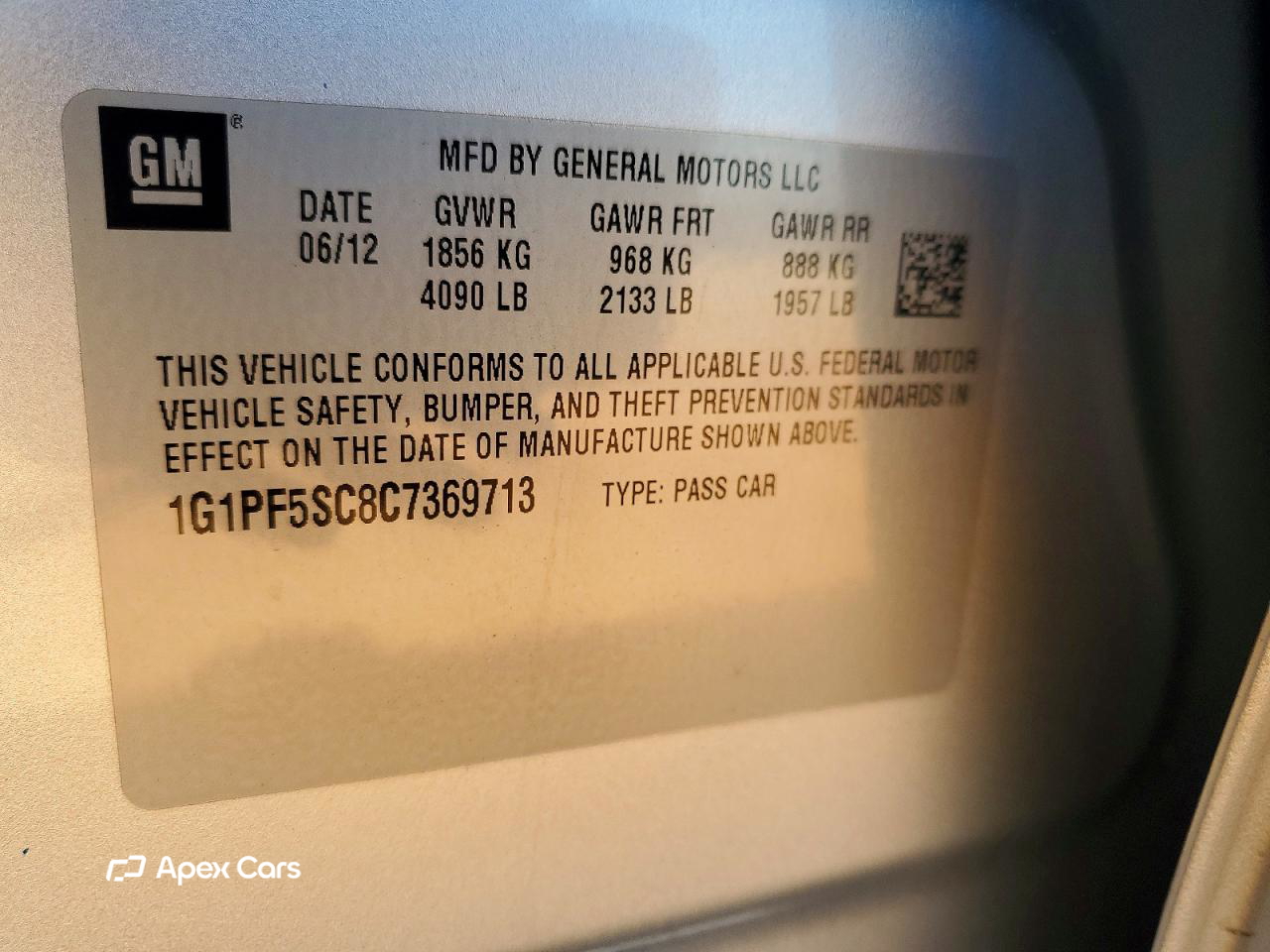 Chevrolet Cruze 2012