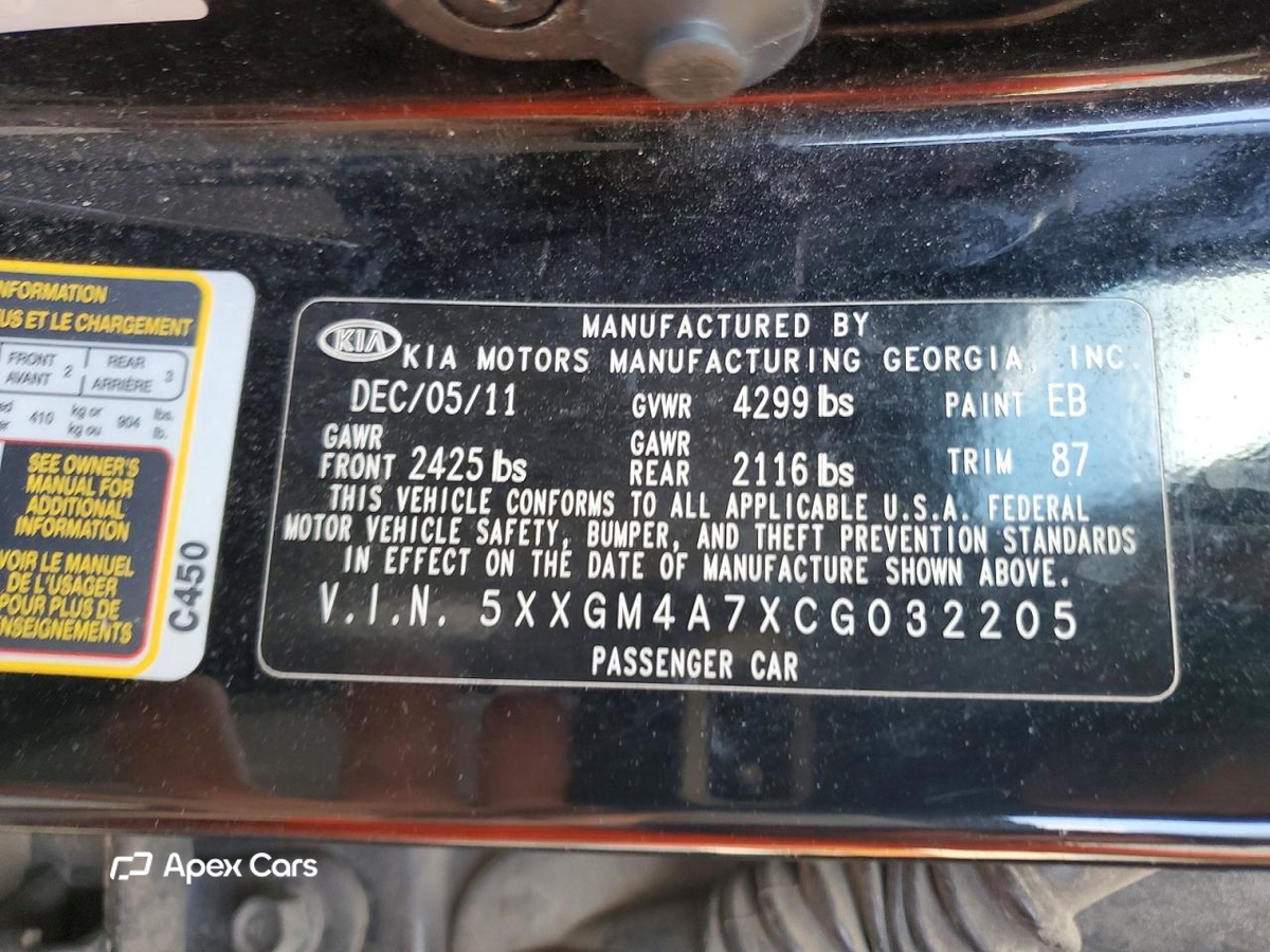 Kia Optima 2012