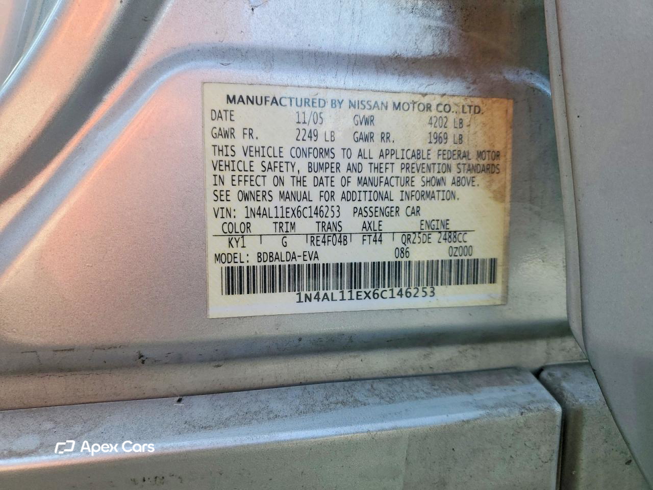 Nissan Altima 2006