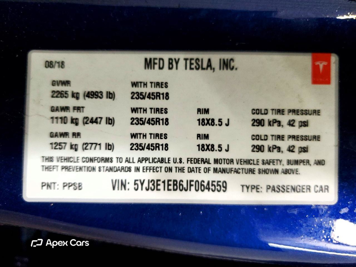 Tesla Model 3 2018