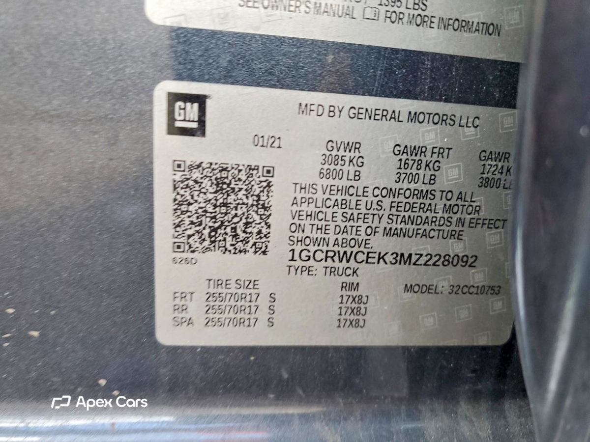Chevrolet Silverado 2021