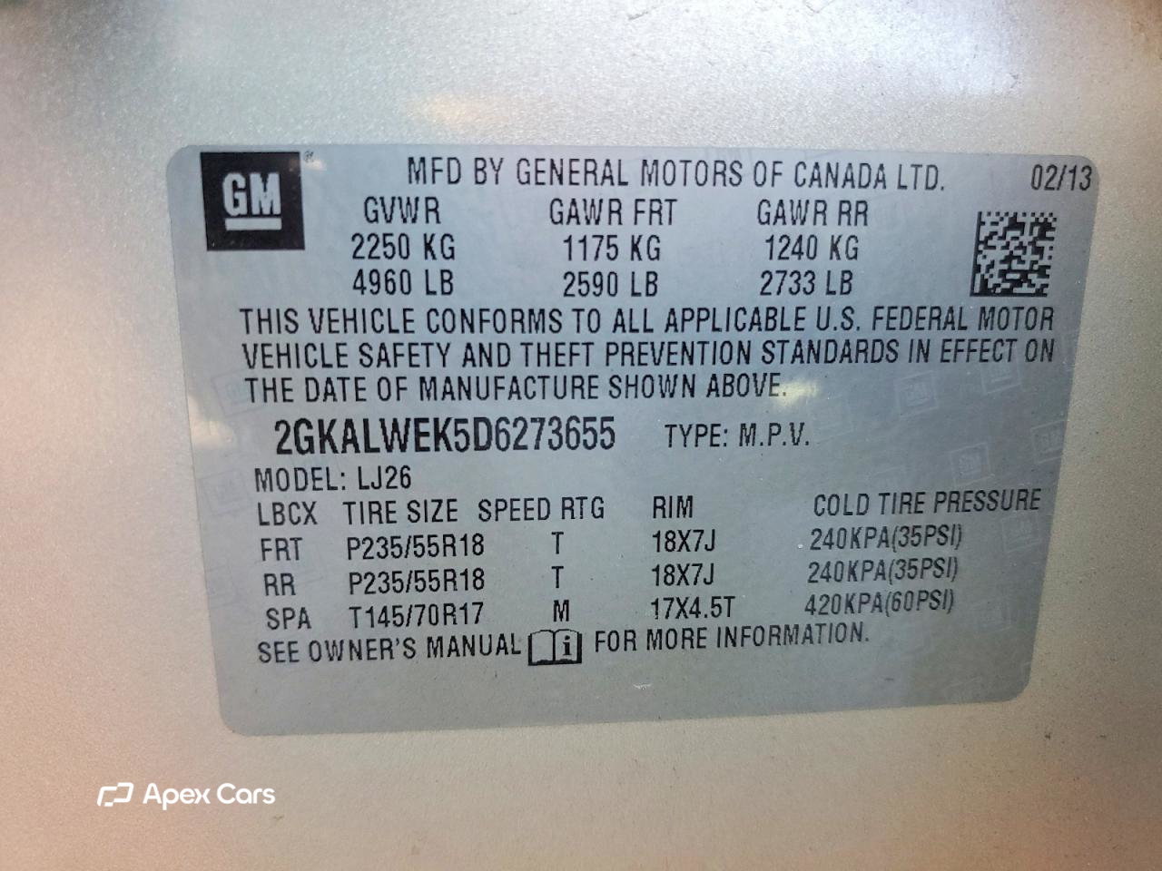 GMC Terrain 2013