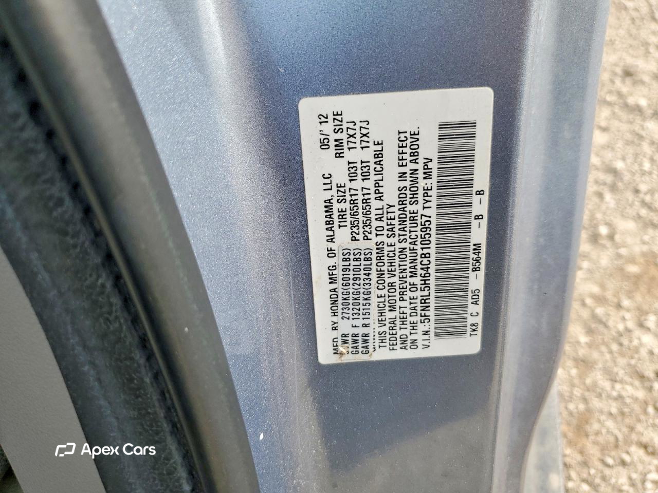Honda Odyssey 2012
