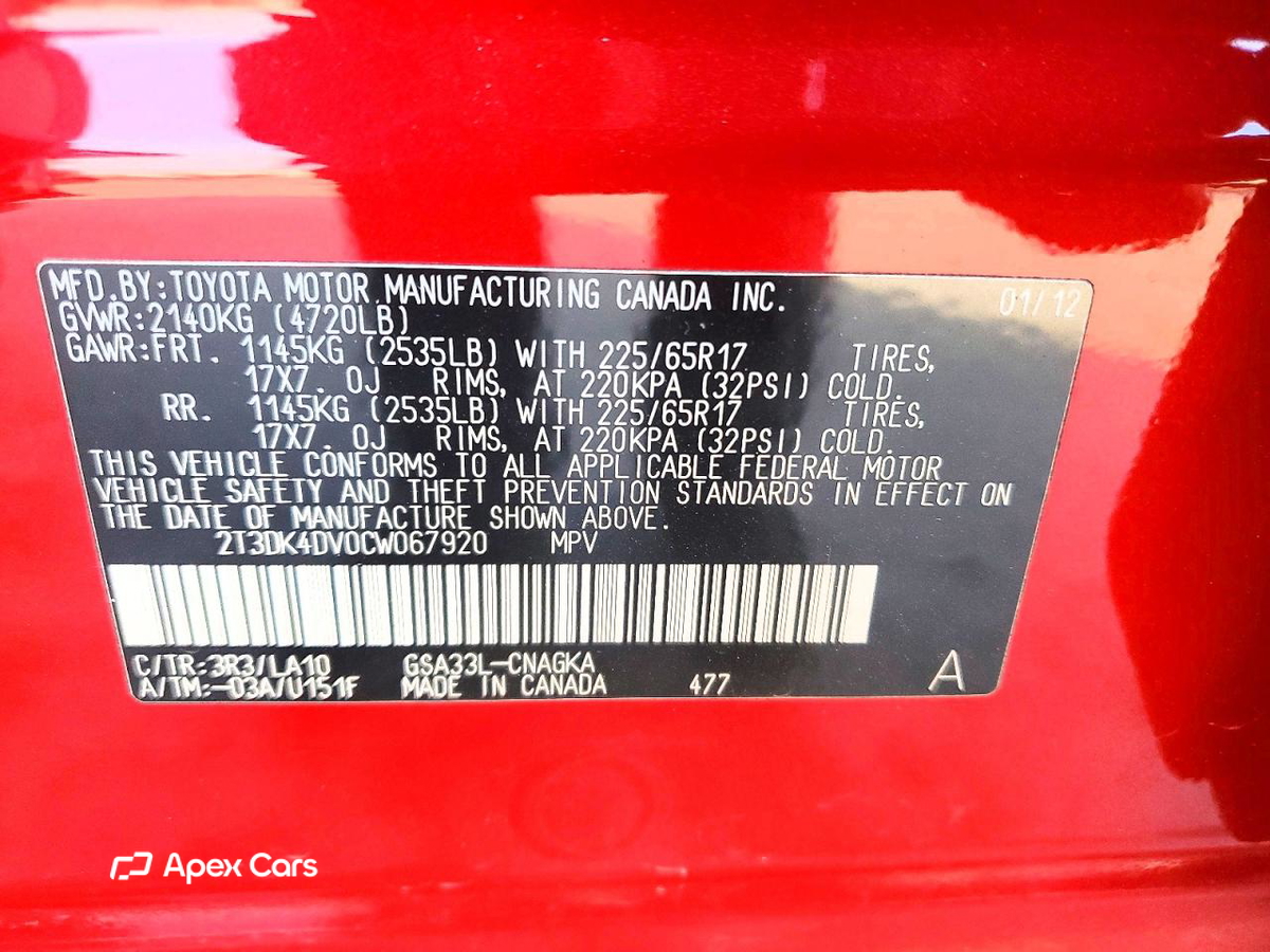 Toyota RAV 4 2012