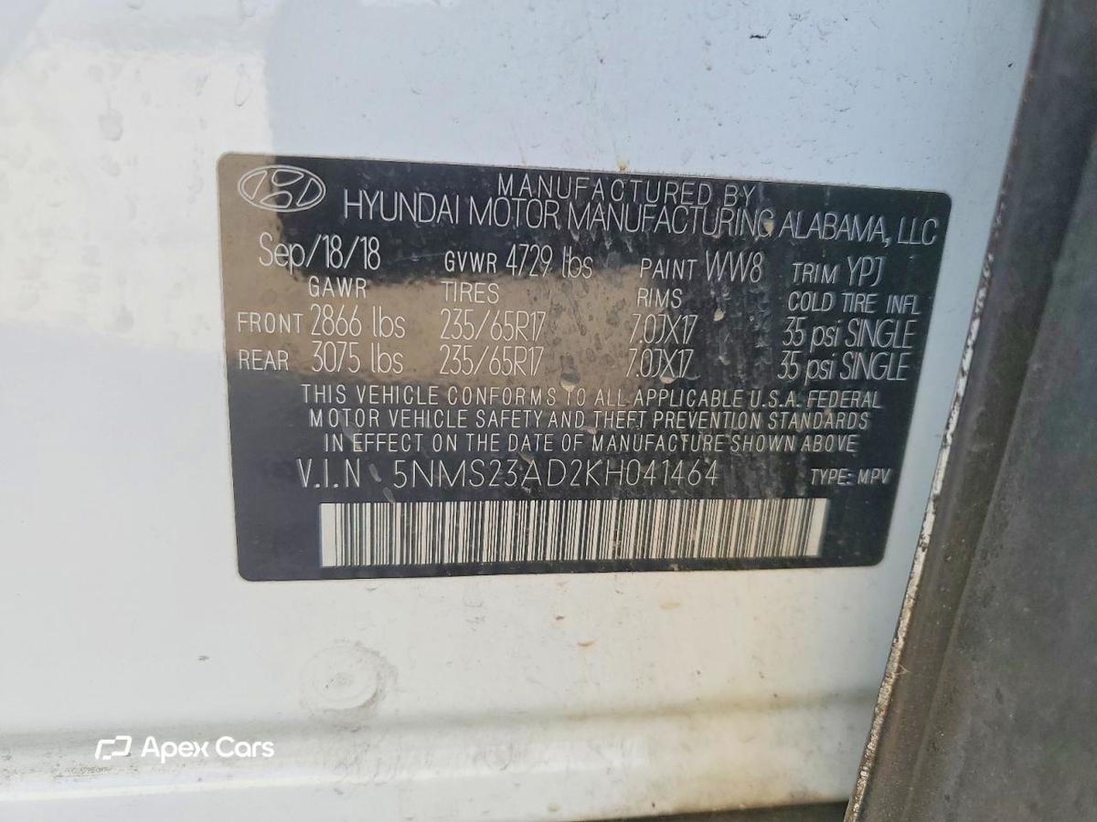 Hyundai Santa Fe 2019