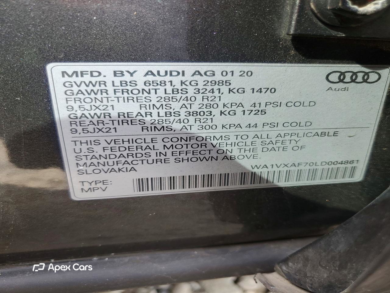 Audi Q7 2020