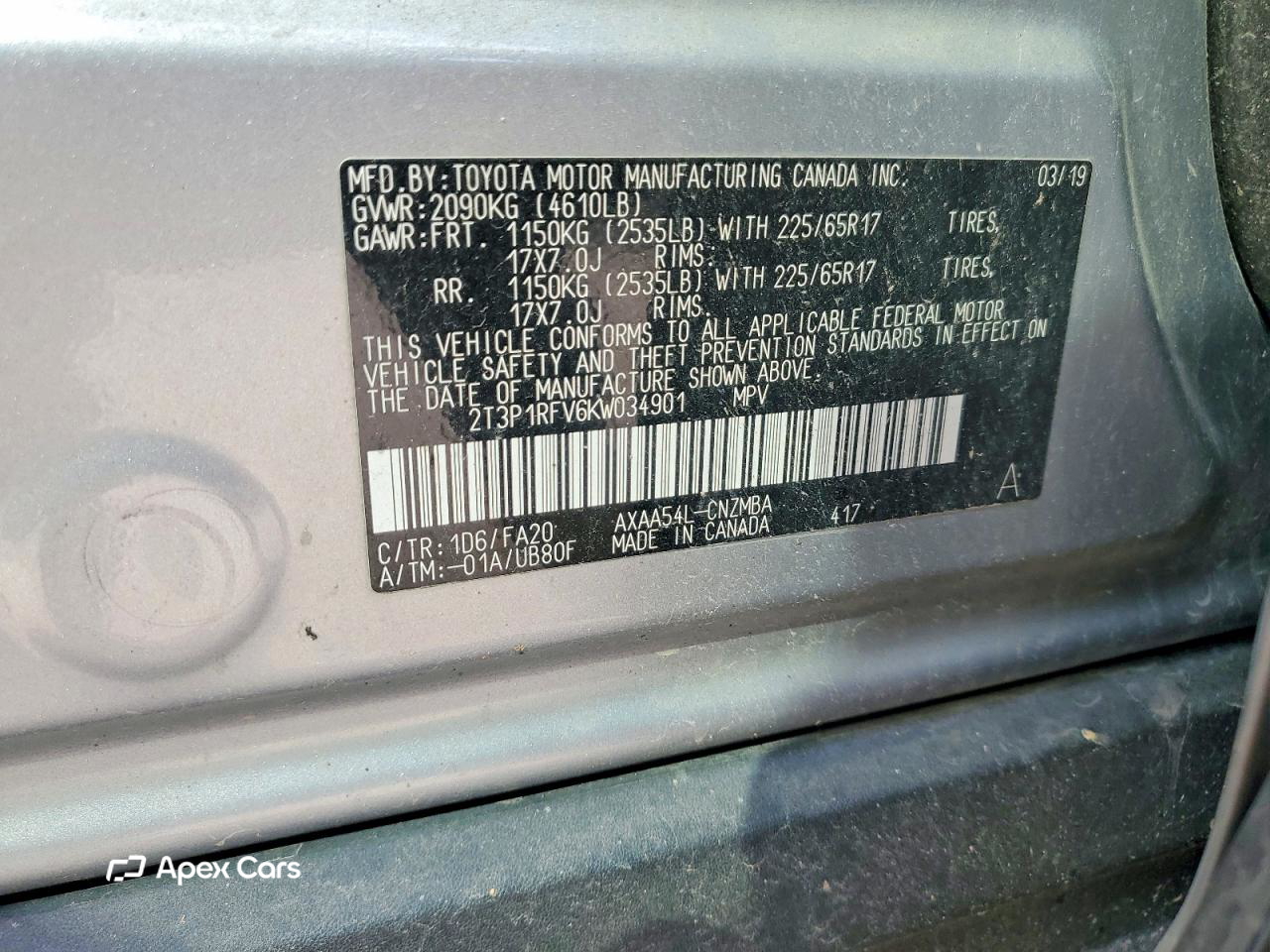 Toyota RAV 4 2019