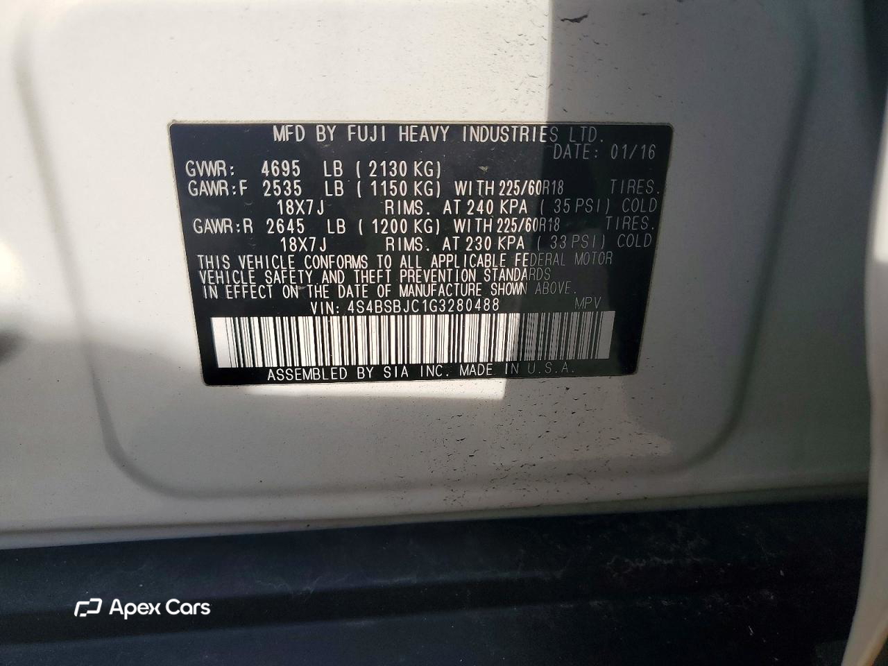 Subaru Outback 2016