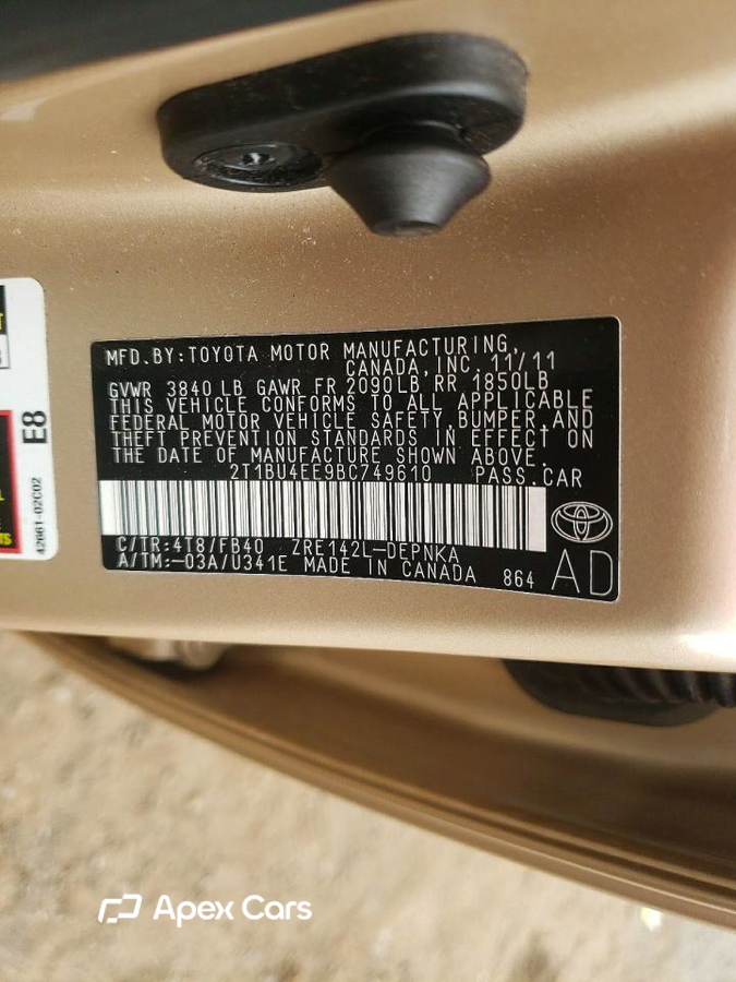 Toyota Corolla 2011