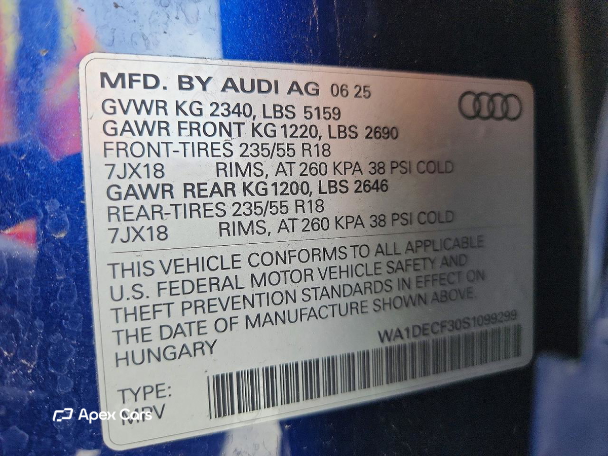 Audi Q3 2025