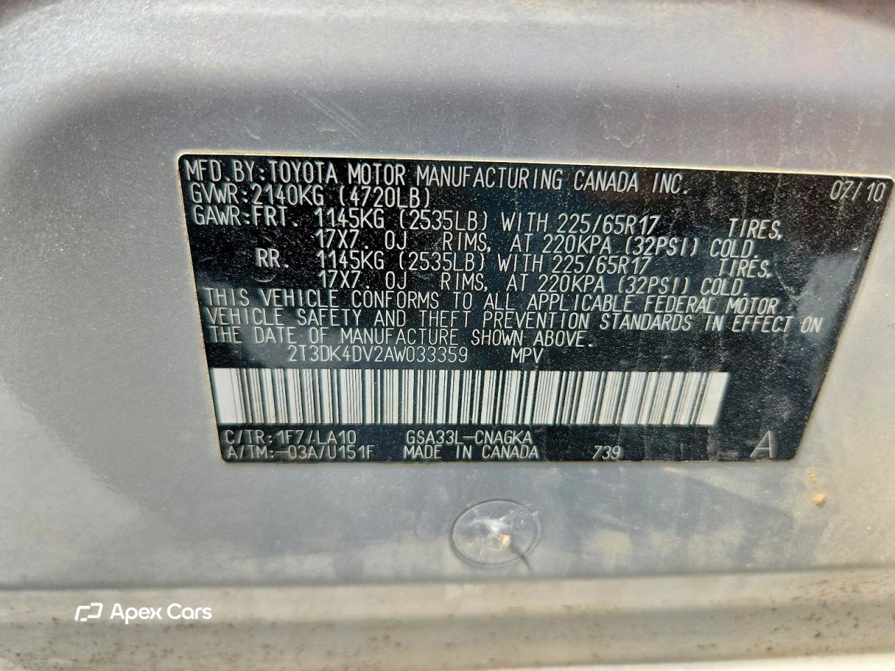 Toyota RAV 4 2010