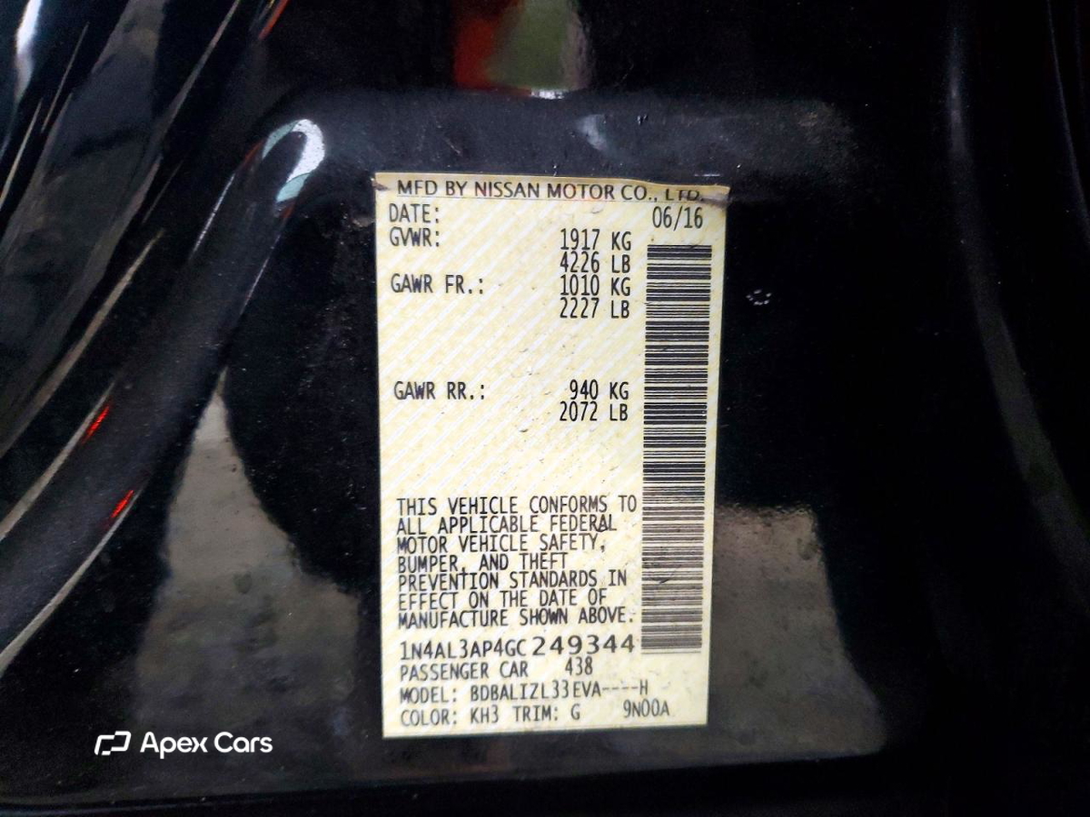 Nissan Altima 2016
