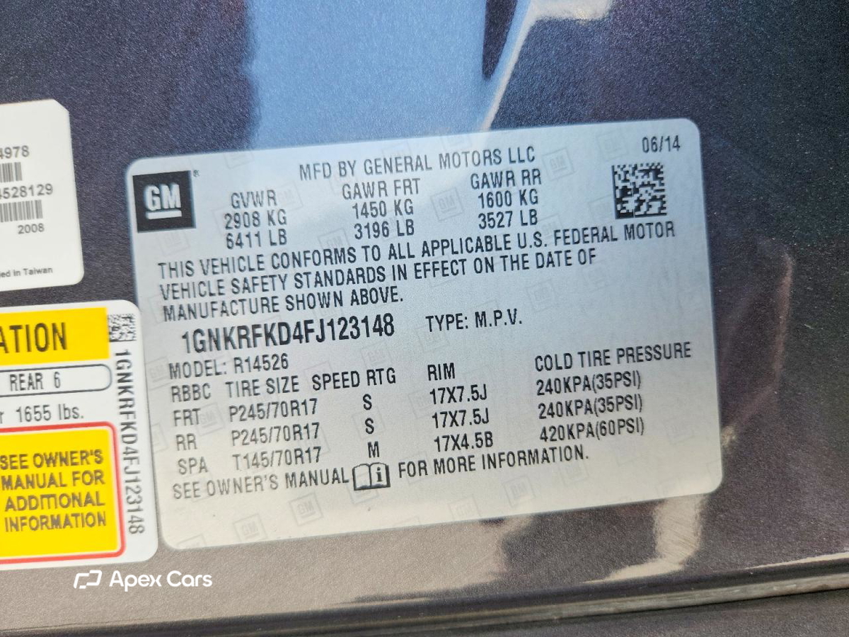 Chevrolet Traverse 2015