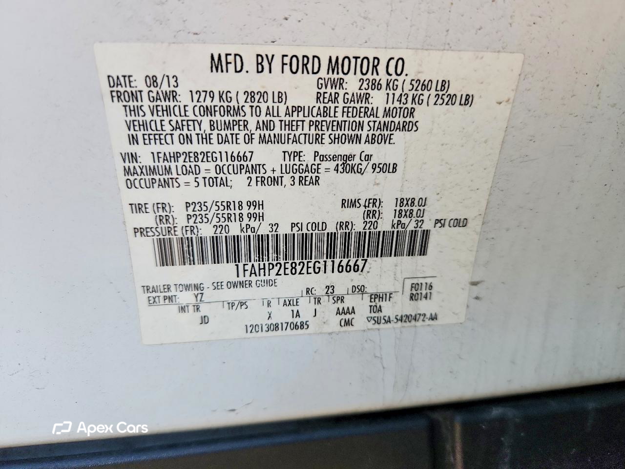 Ford Taurus 2014