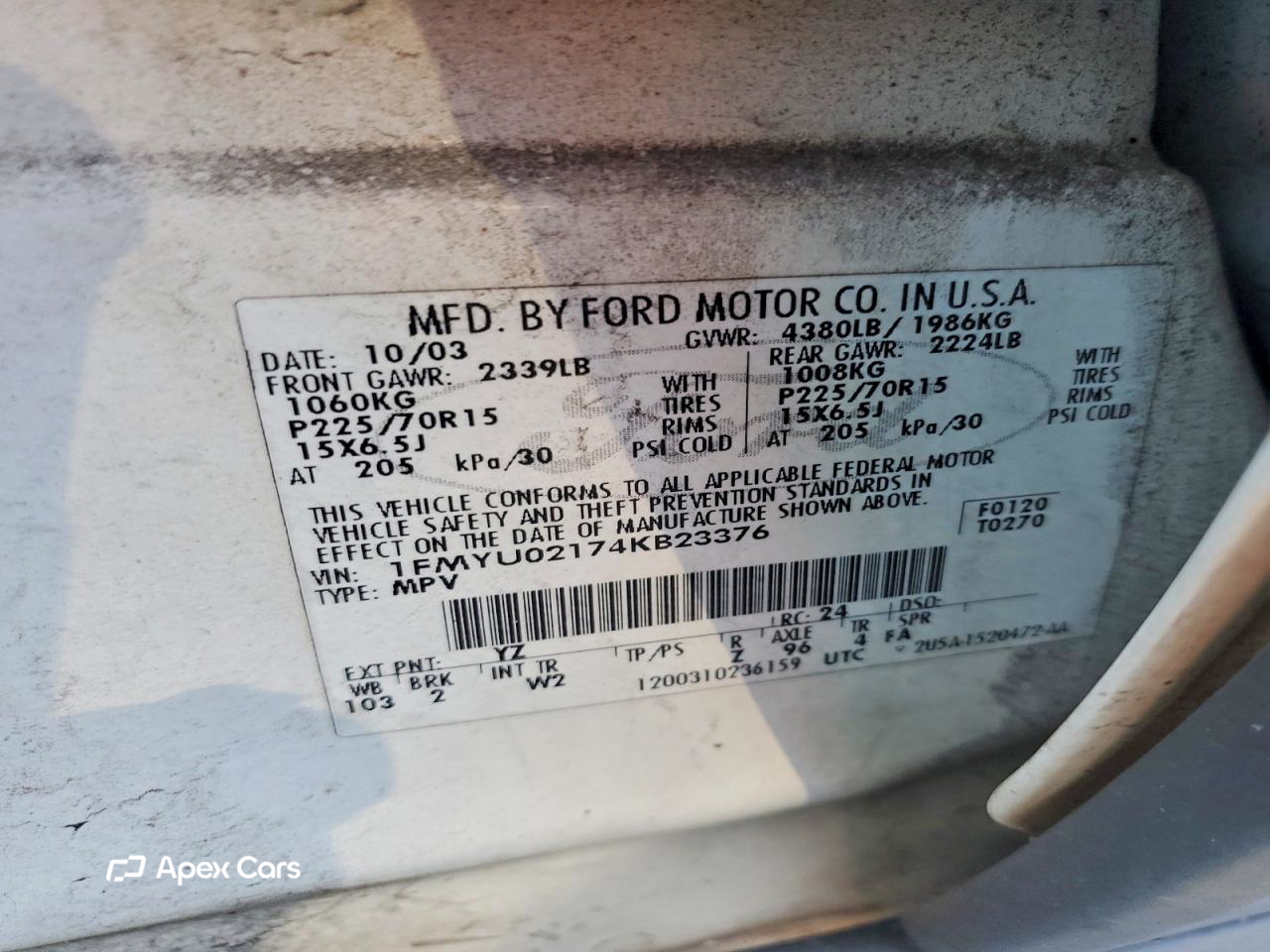 Ford Escape 2004