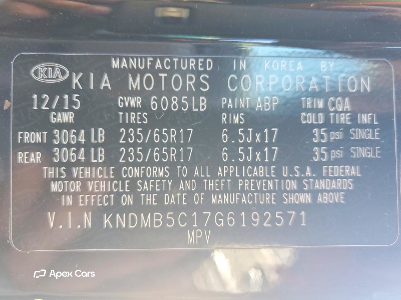 Kia Sedona 2016