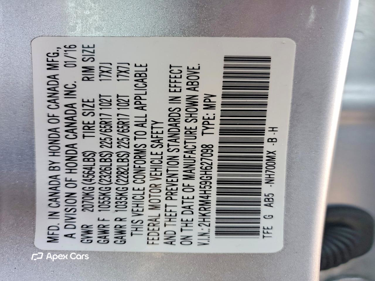 Honda CR-V 2016