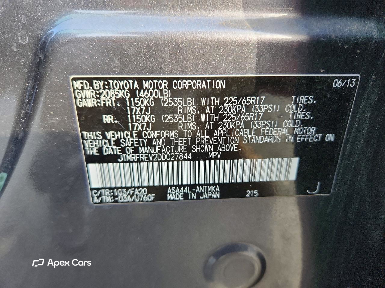 Toyota RAV 4 2013