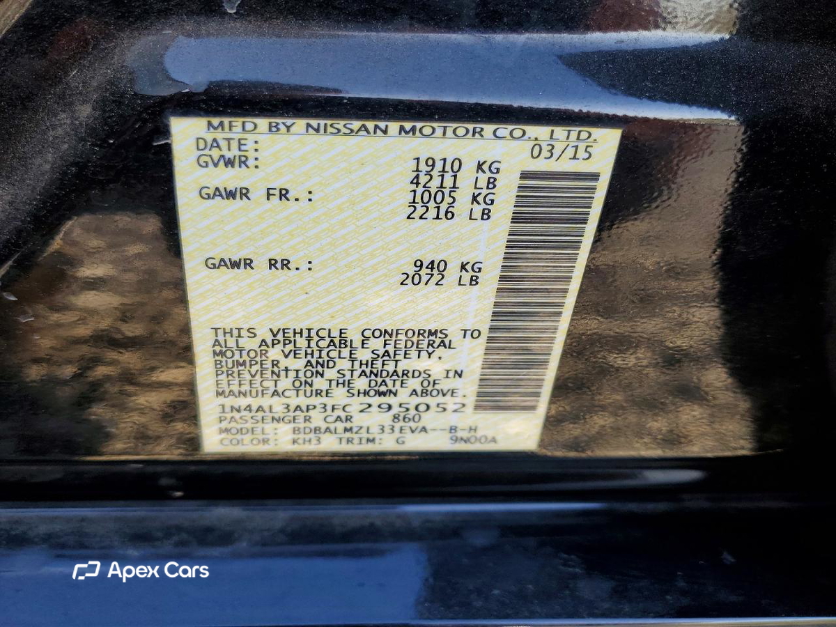 Nissan Altima 2015
