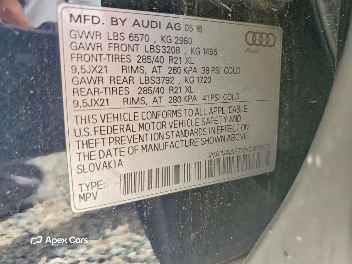 Audi Q7 2017