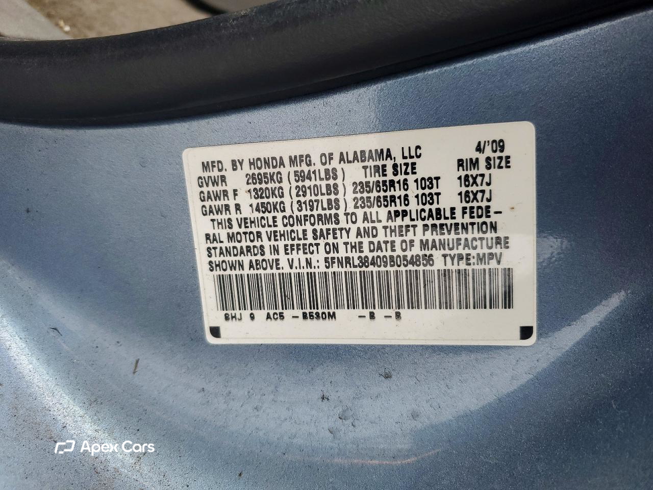 Honda Odyssey 2009