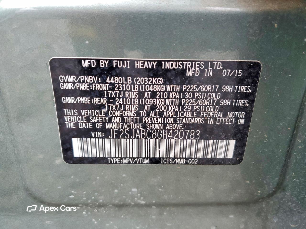 Subaru Forester 2016