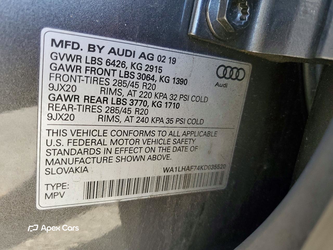 Audi Q7 2019