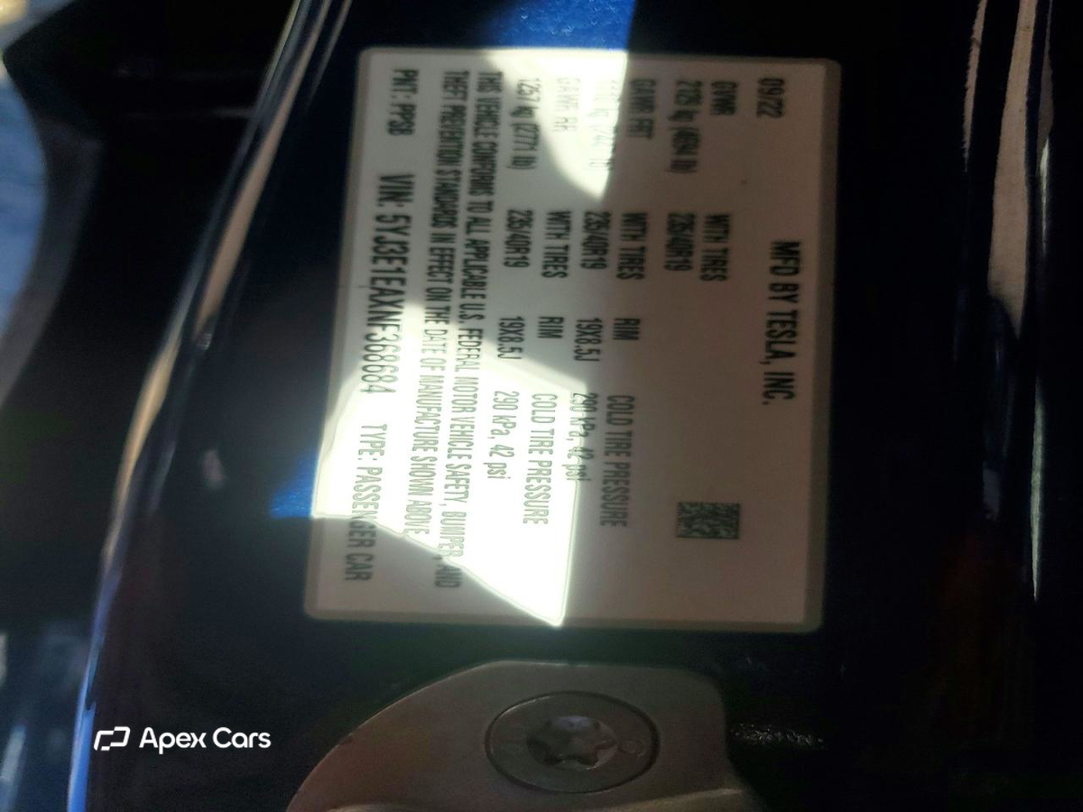 Tesla Model 3 2022