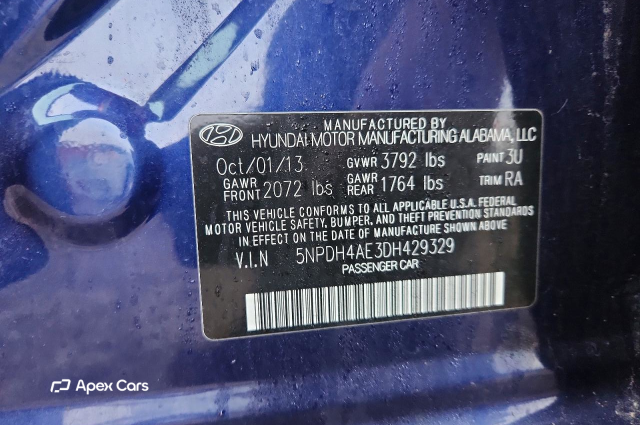 Hyundai Elantra 2013