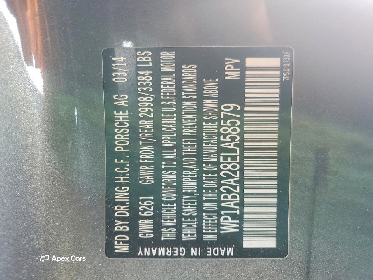 Porsche Cayenne 2014