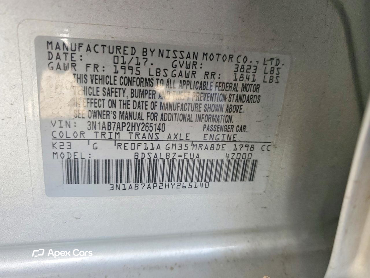 Nissan Sentra 2017