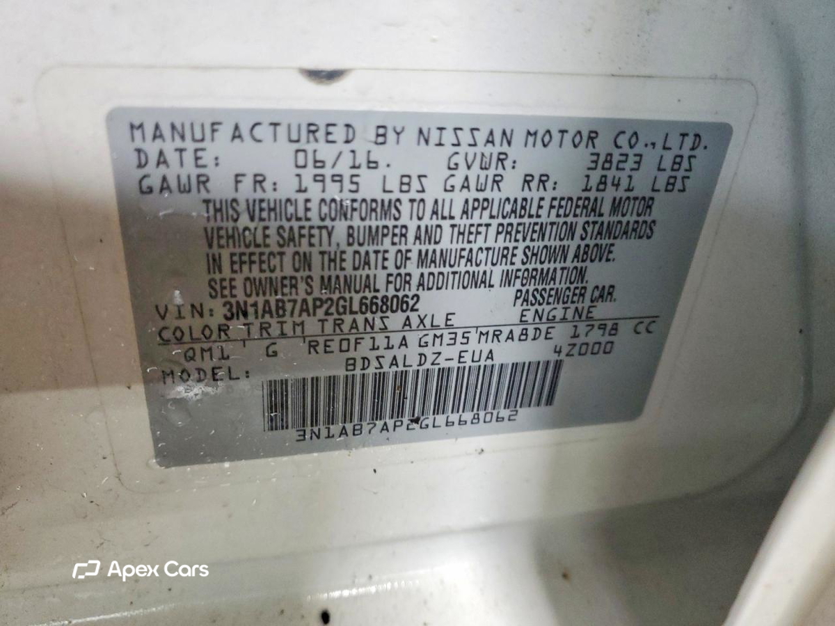 Nissan Sentra 2016