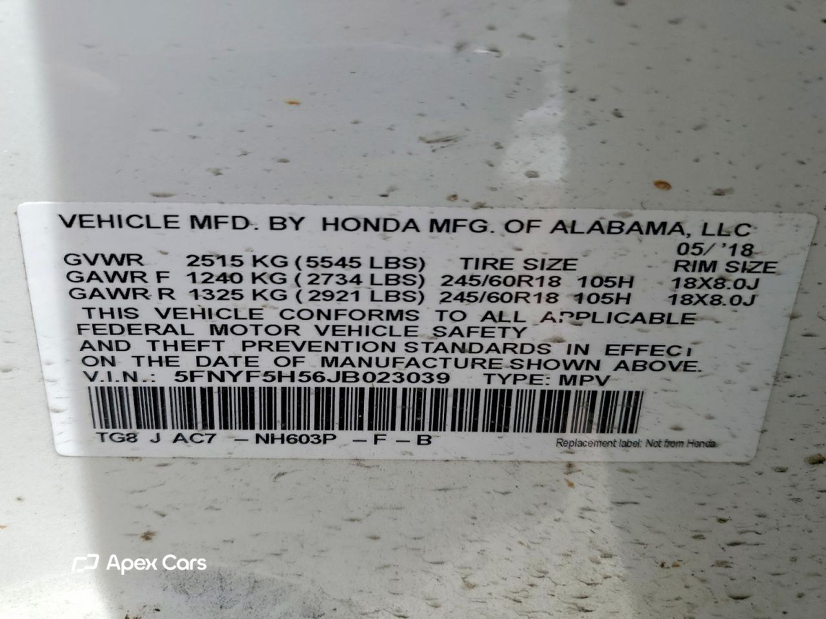 Honda Pilot 2018