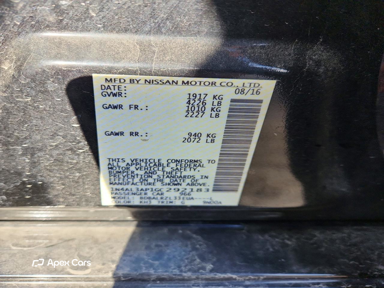 Nissan Altima 2016
