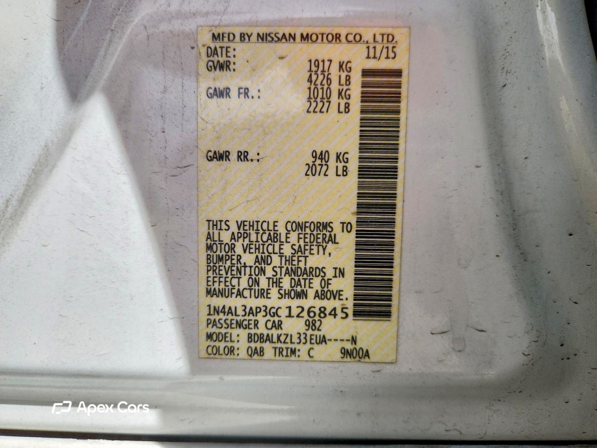 Nissan Altima 2016