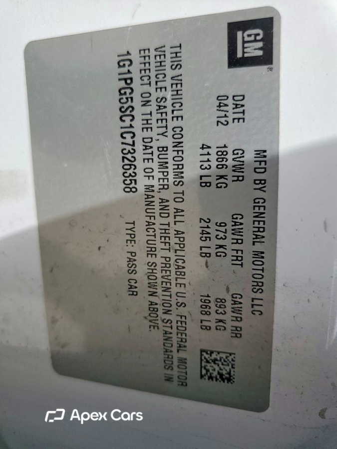 Chevrolet Cruze 2012