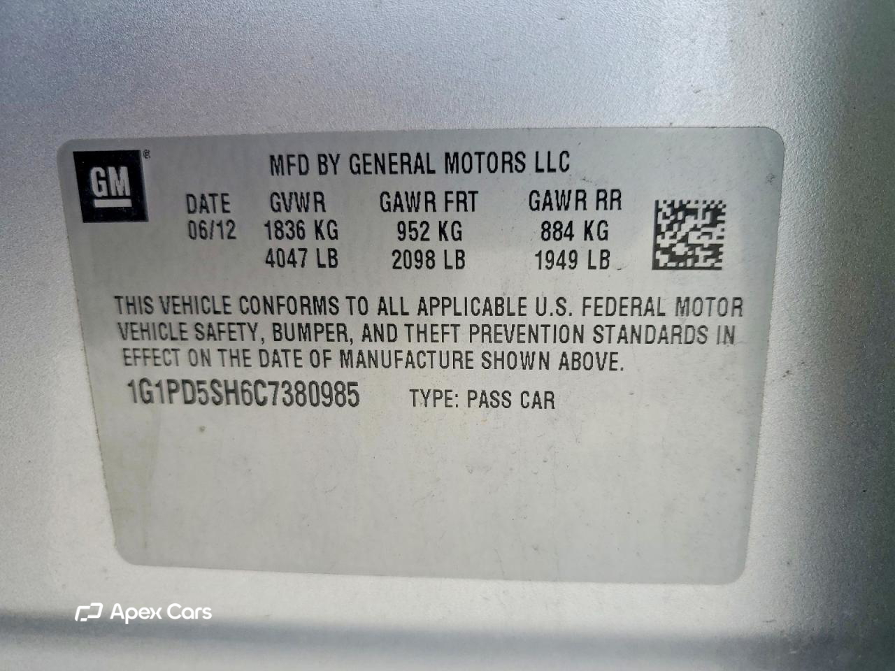 Chevrolet Cruze 2012