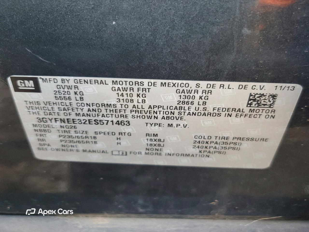 Cadillac SRX 2014