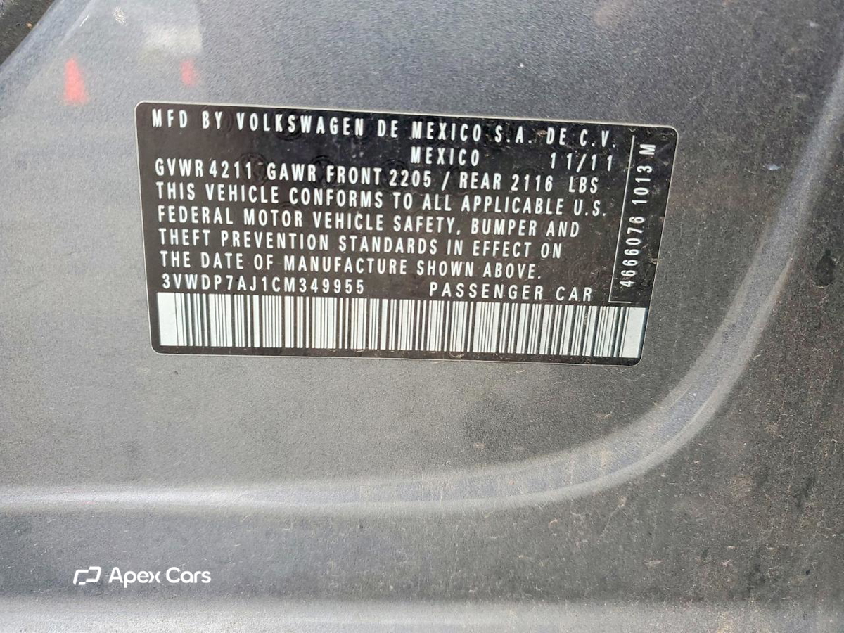 Volkswagen Jetta 2012