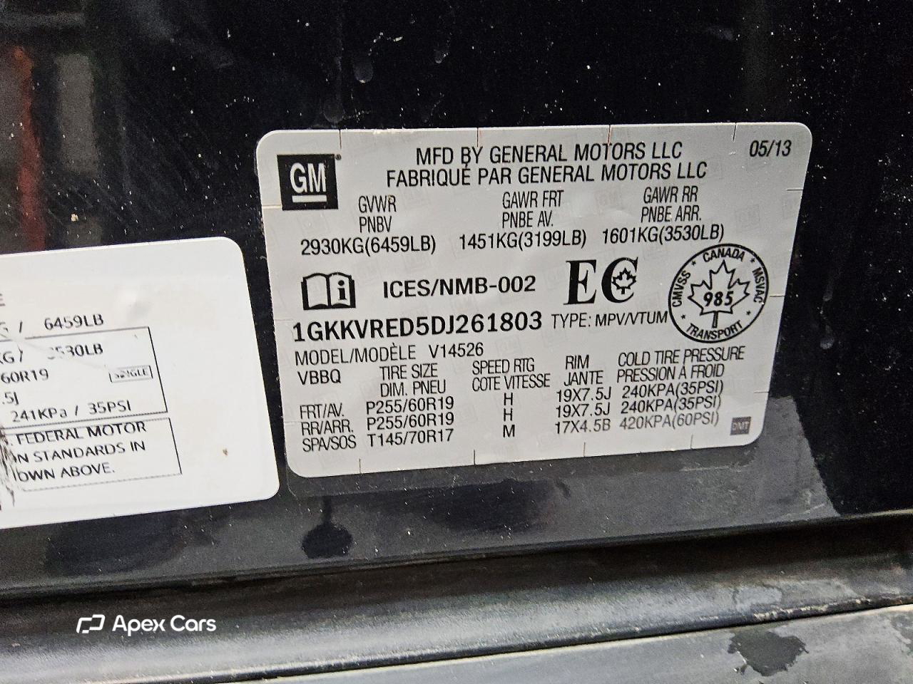 GMC Acadia 2013