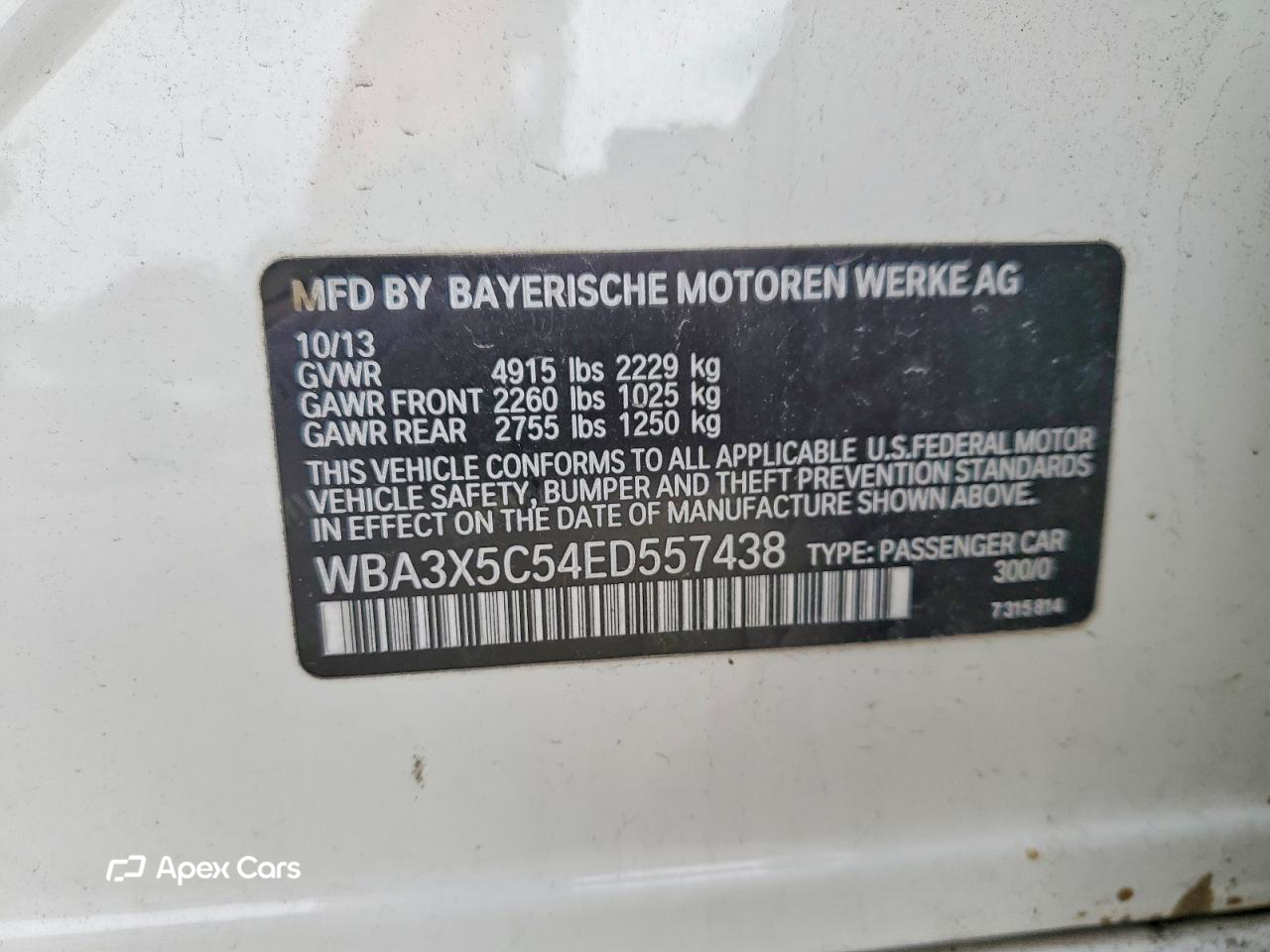BMW Series 3 2014