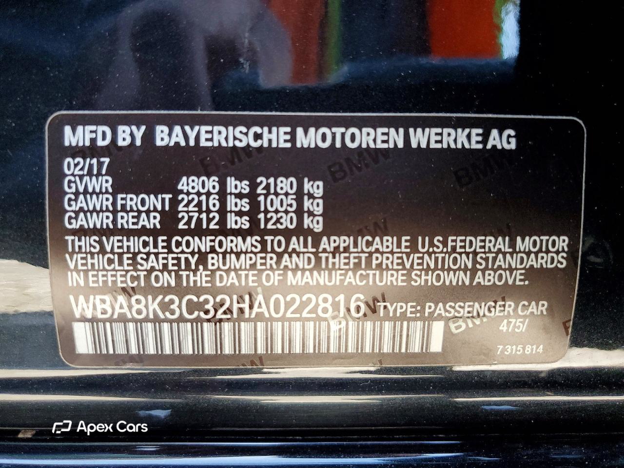 BMW Series 3 2017
